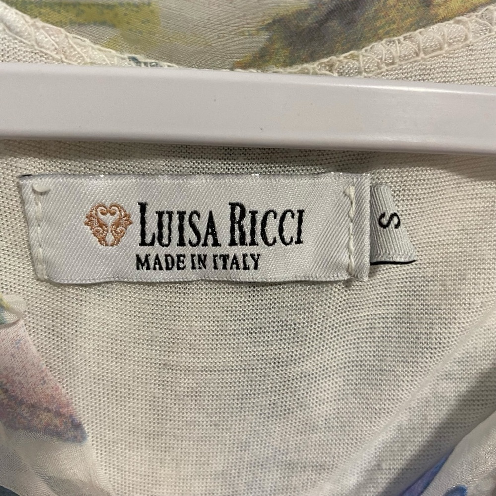 Luisa Ricci - Silk Tie Front Sleeveless Blouse - S - Italy - Picture 5 of 7